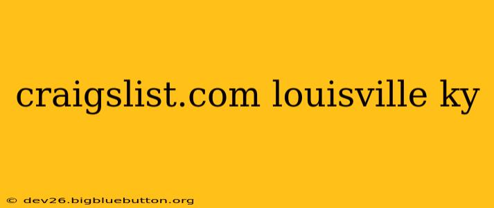 craigslist.com louisville ky