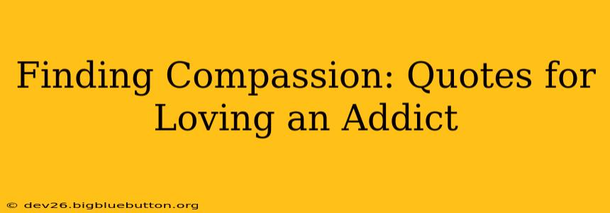 Finding Compassion: Quotes for Loving an Addict