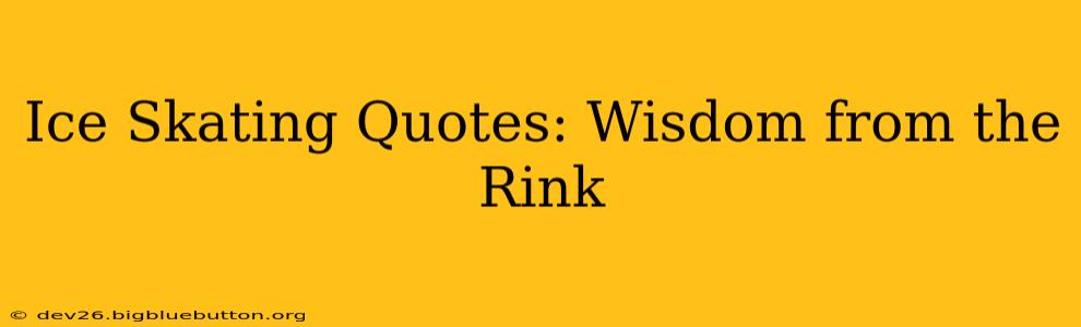 Ice Skating Quotes: Wisdom from the Rink