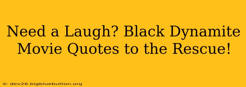 Need a Laugh? Black Dynamite Movie Quotes to the Rescue!