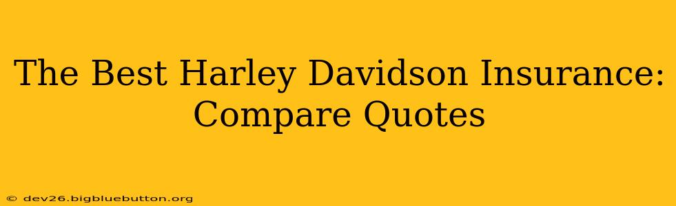 The Best Harley Davidson Insurance: Compare Quotes