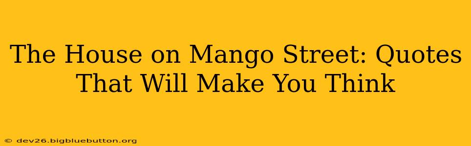 The House on Mango Street: Quotes That Will Make You Think