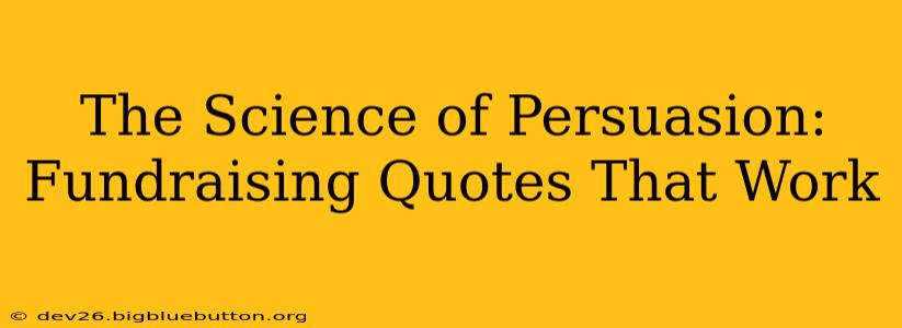 The Science of Persuasion: Fundraising Quotes That Work